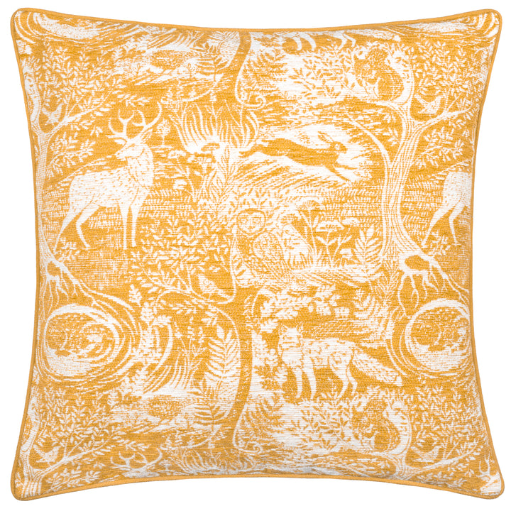 WINTER WOODS 50X50 CUSHION CASE OCHRE