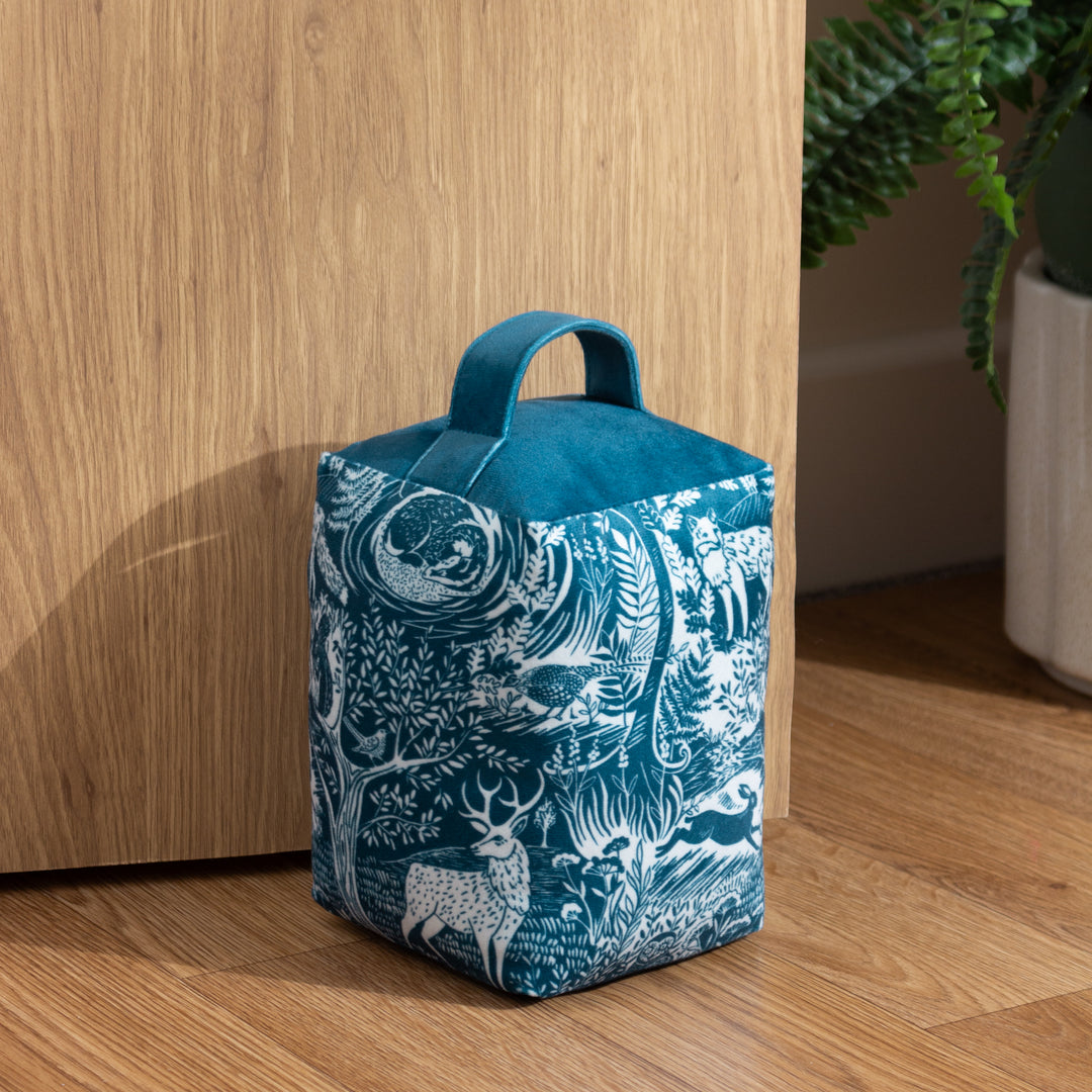 Winter Woods Doorstop - Midnight