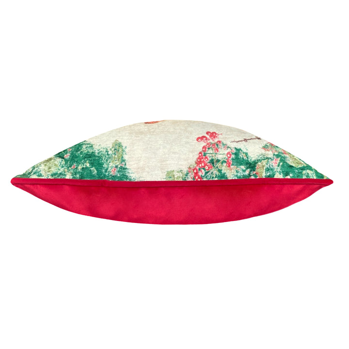 XMAS ROBINS CHENILLE 43X33 C/CASE MULTI