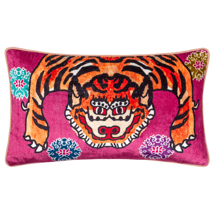 YEAR OF THE TIGER 30X50 CUSHION CASE PINK