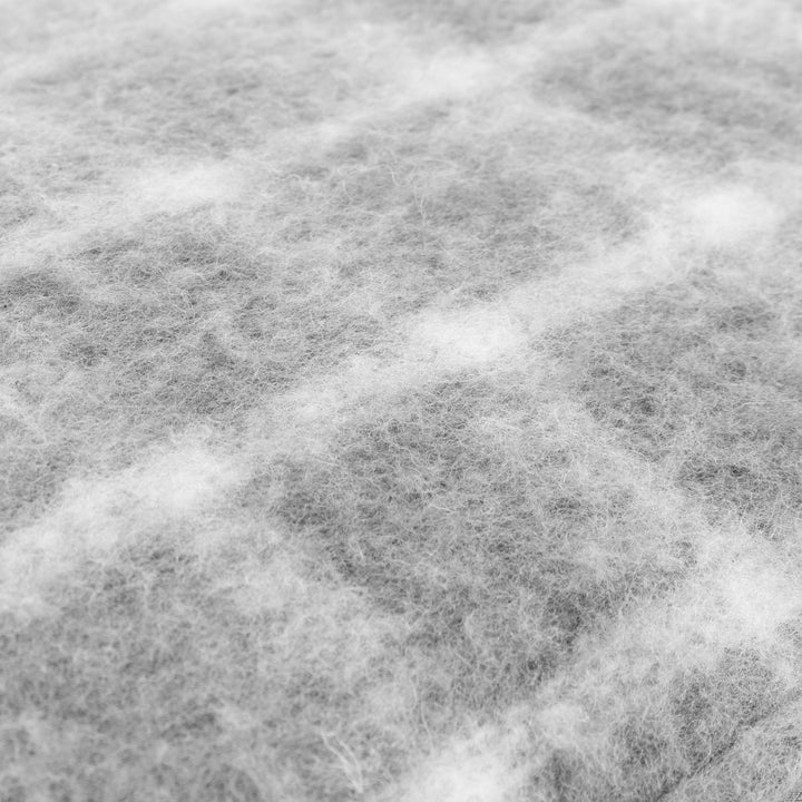 YARROW CHECK 45X45 CUSHION CASE FLINT GREY