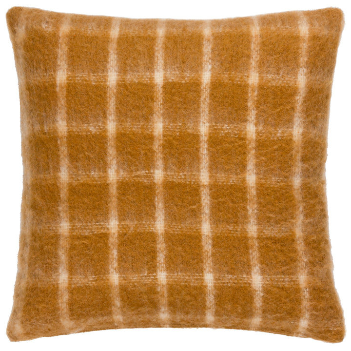 YARROW CHECK 45X45 CUSHION CASE GINGER