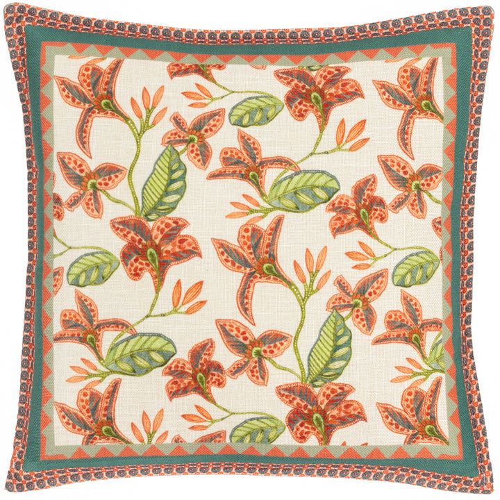 ZALA FLORAL 43X43 CUSHION CASE MULTI