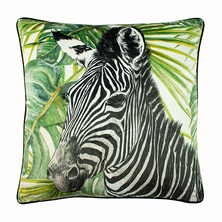 ZEBRA JUNGLE 50X50 C/CASE GREEN