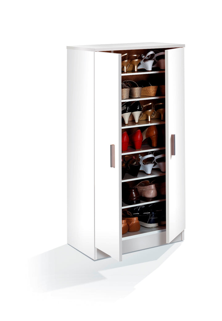 Lavender White Shoe Cupboard