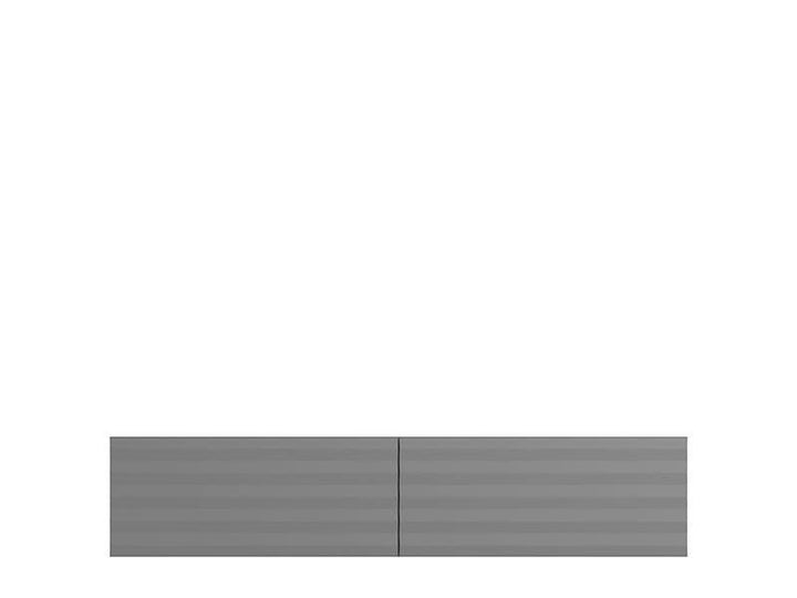 Iris Graphite Grey Wall Mounted Floating Wide Large TV Unit