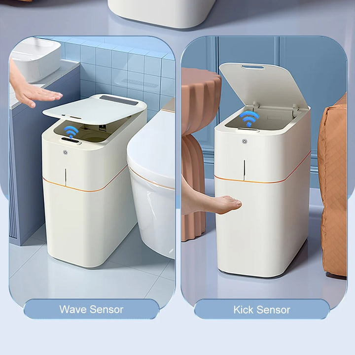 Smart Touchless Trash Bin with Motion Sensor & with Light Charge