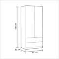 Jasmine Artic White Compact 2 Door