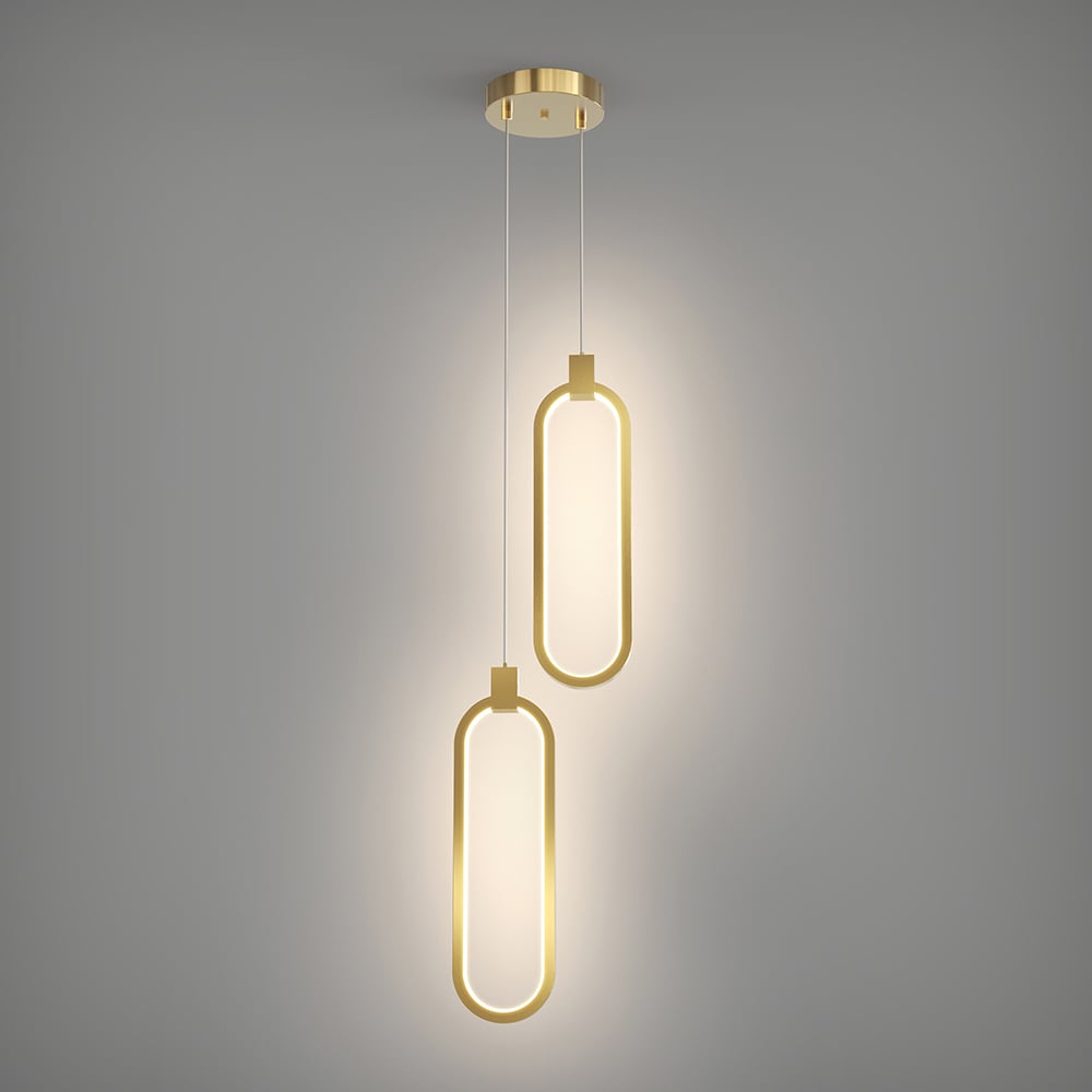 2-Light Pendant Light Ceiling Light Adjustable Height