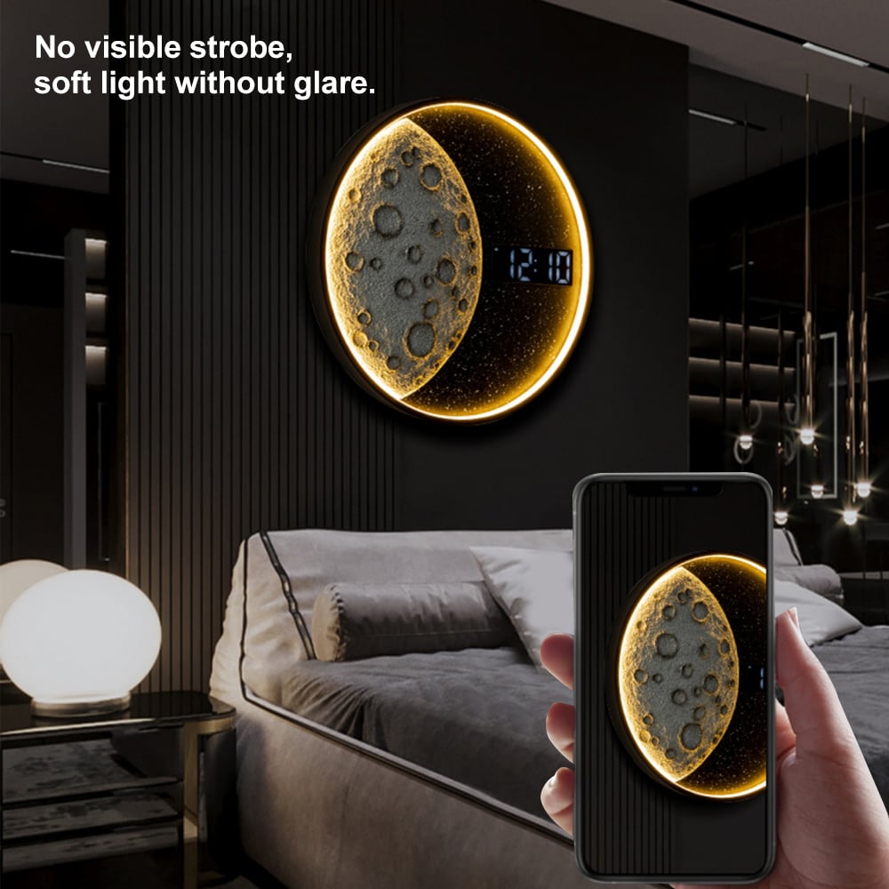 Interstellar LED Digital Wall Clock