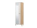 Orchid Oak Effect Slim Narrow Wardrobe