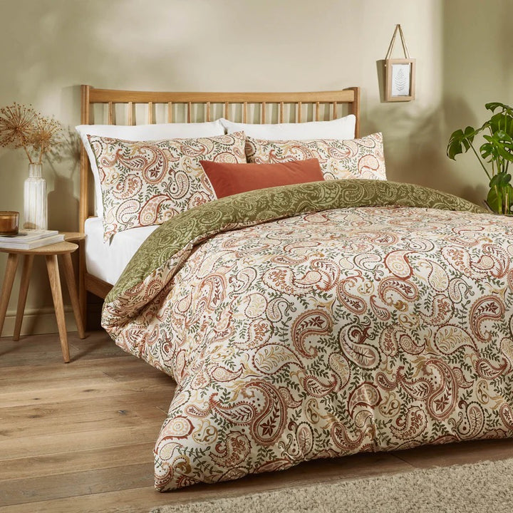 Buta Printed Soft Touch Duvet Cover Set Multi