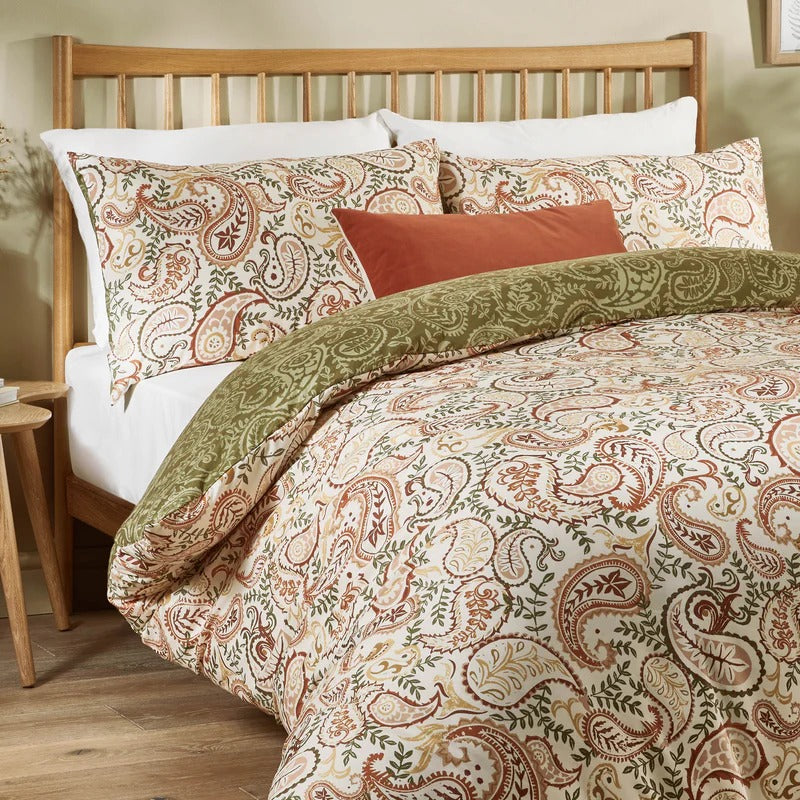 Buta Printed Soft Touch Duvet Cover Set Multi