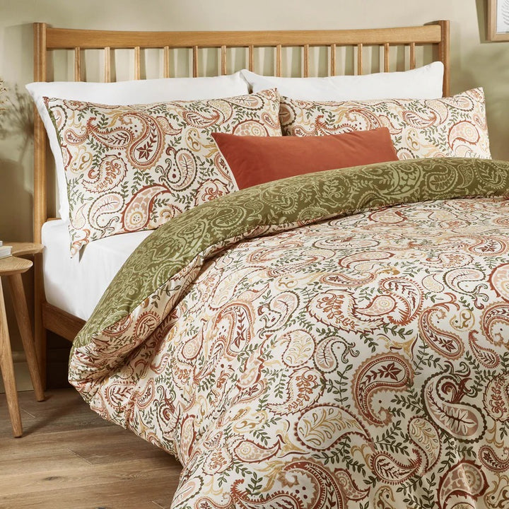 Buta Printed Soft Touch Duvet Cover Set Multi