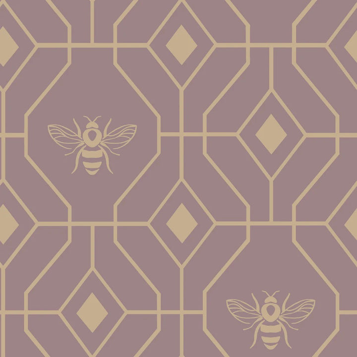 Bee Deco Geometric Duvet Cover Set Blush