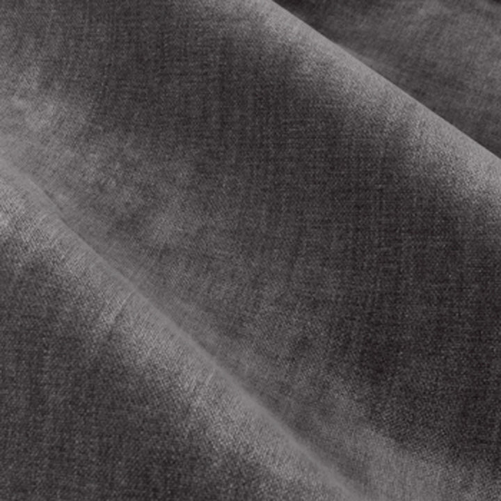HEAVY CHENILLE EYELET CURTATAIN CHARCOAL