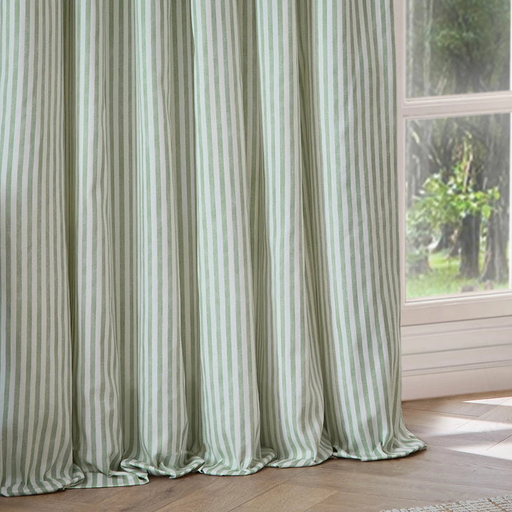 HEBDEN EYELET CURTAINS EUCALYPTUS