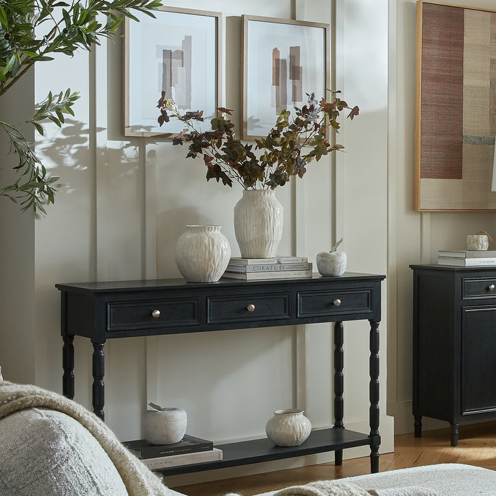 Contour Collection 3 Drawer Console