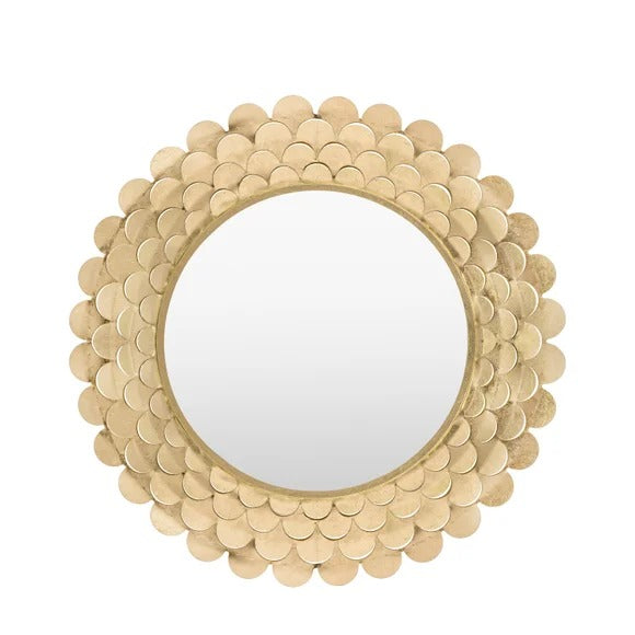 Fella Round Petal Wall Mirror