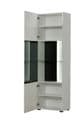 Rose White Tall Display Cabinet
