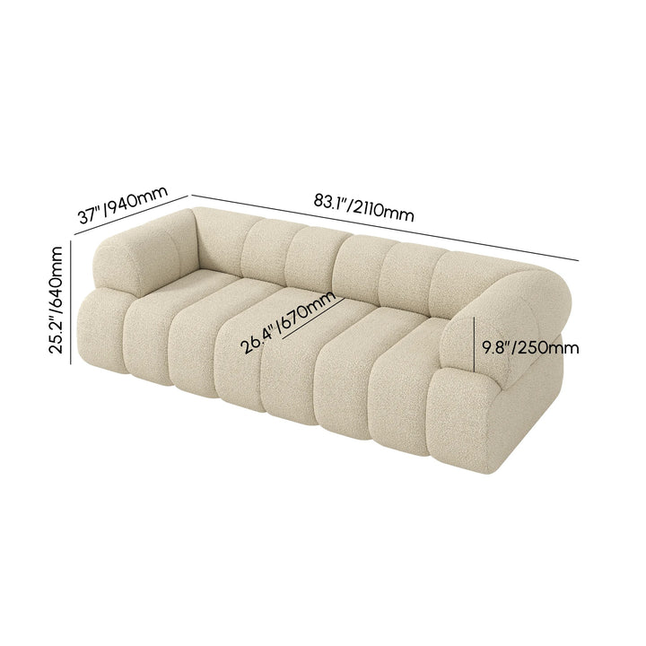 Nimbus 2 Seater Modular Loveseat Sofa