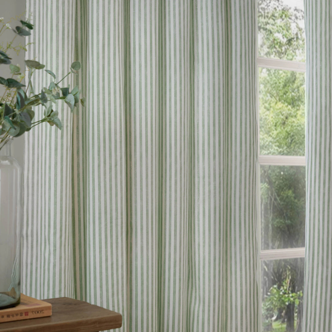 HEBDEN EYELET CURTAINS EUCALYPTUS