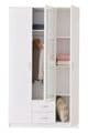 Violet White 3 Door Wardrobe