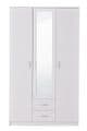 Violet White 3 Door Wardrobe