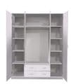Violet White 4 Door Wardrobe