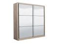 Orchid Artisan Oak Effect Full Mirrored Sliding Door Wardrobe