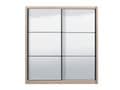 Orchid Artisan Oak Effect Full Mirrored Sliding Door Wardrobe