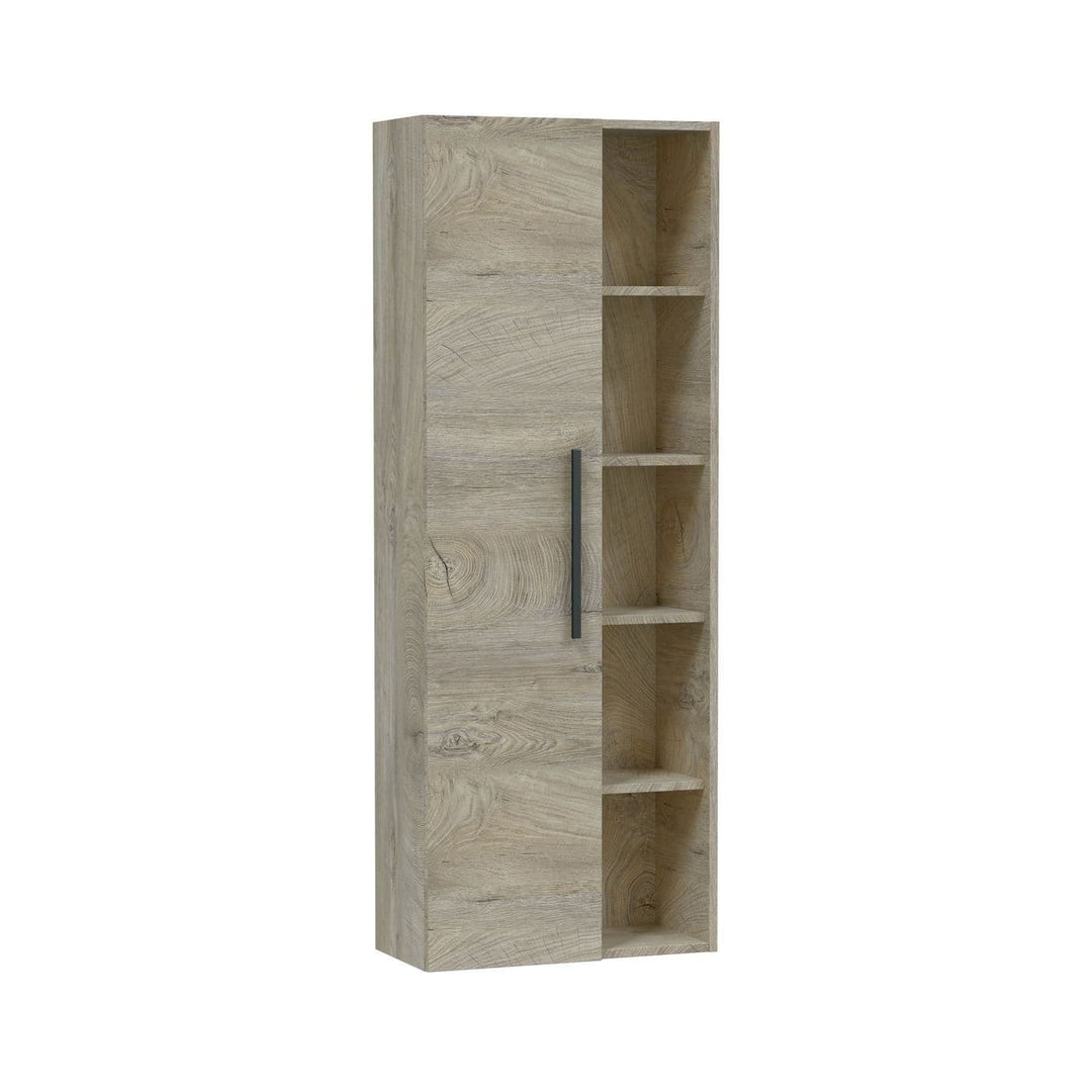 Violet Oak Effect Bathroom Vanity Storage Wall Mounted Cupboard