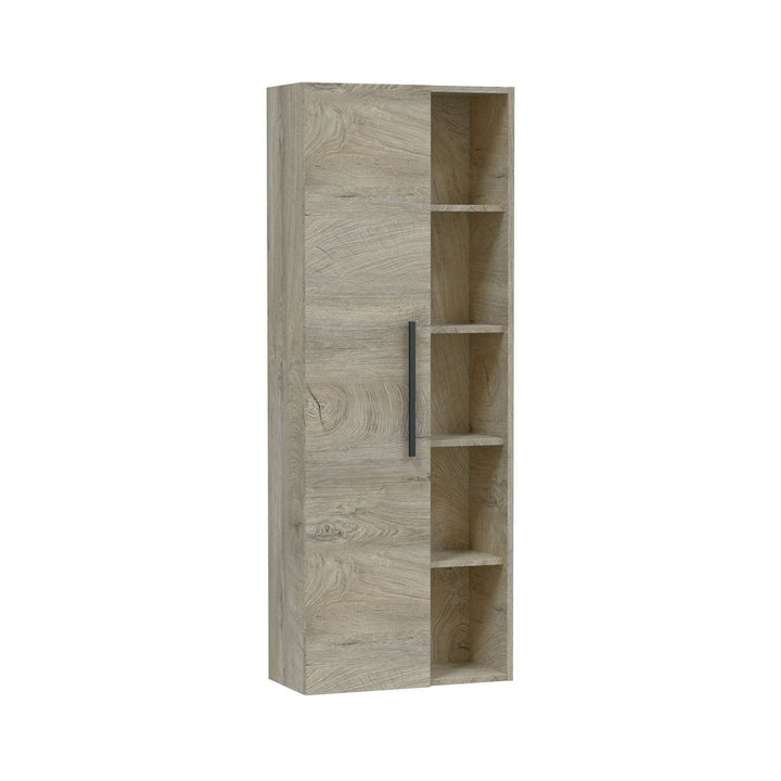 Violet Oak Effect Bathroom Vanity Storage Wall Mounted Cupboard