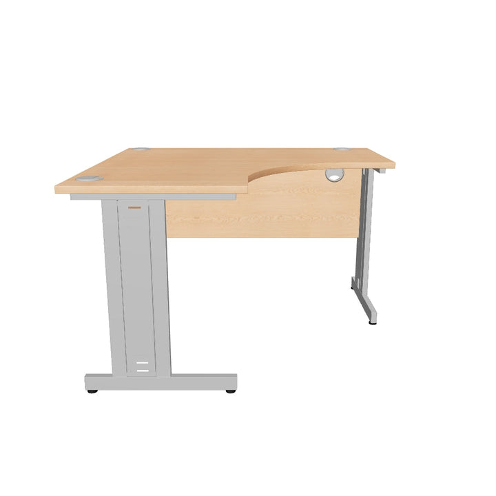 Impulse 1200mm Cable Managed Leg Corner Desk