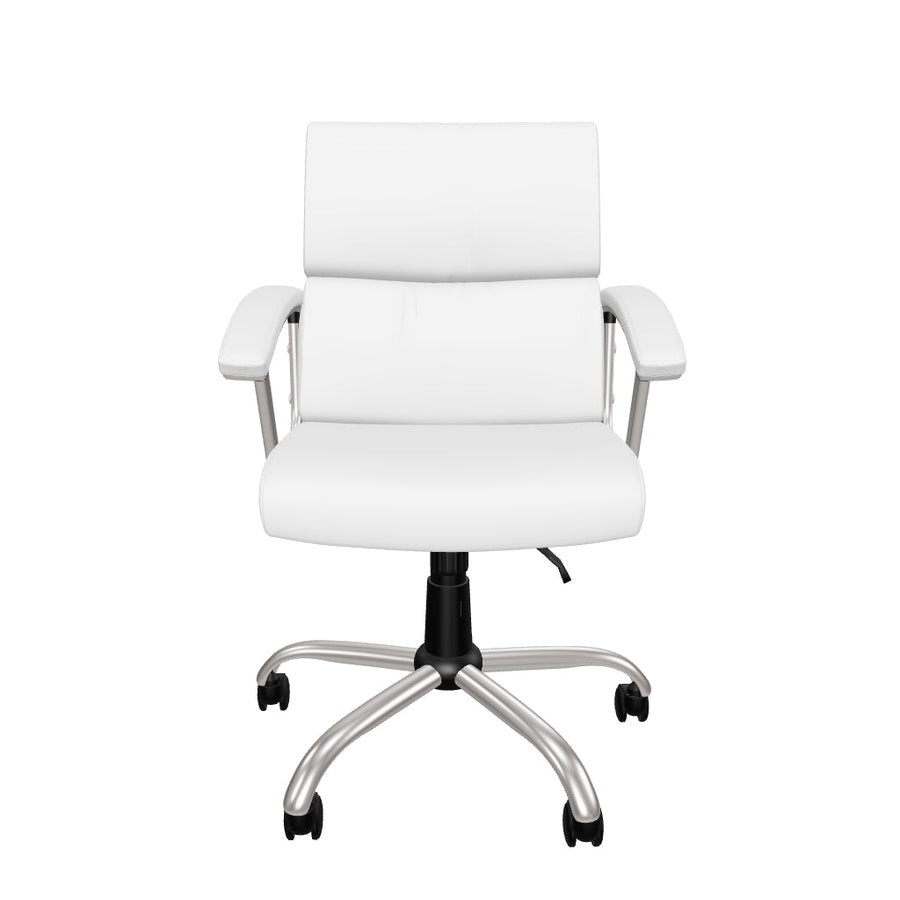 Desire Medium Back Leather Executive Office Chair with Arms