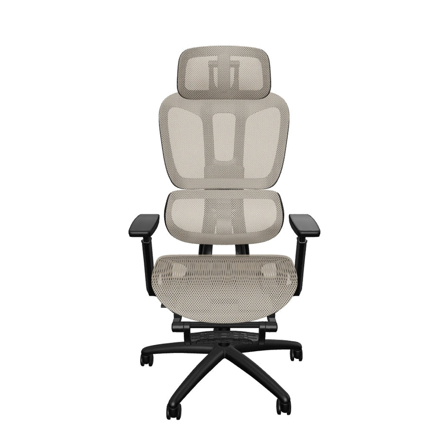 Horizon Executive Mesh Chair With Height Adjustable Arms and Footrest