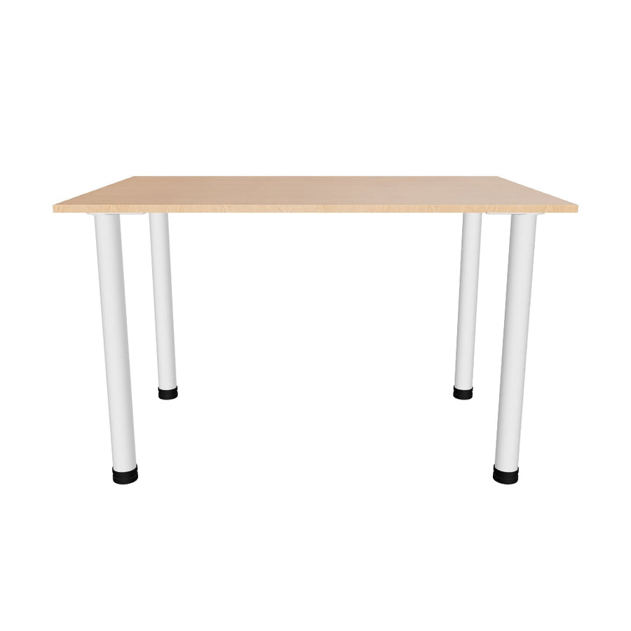 Impulse 1200mm Straight Table With Post Leg