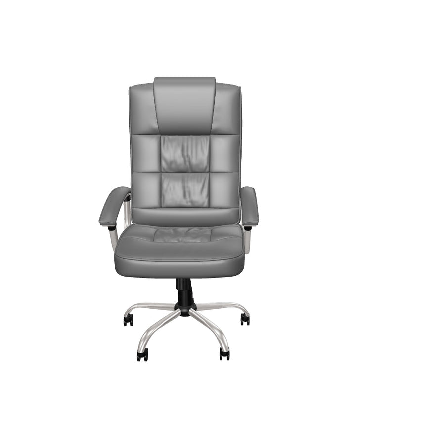 Moore Deluxe High Back Black Executive Office Chair with Arms