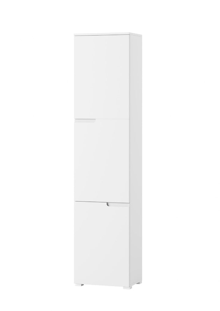 Tulip White Short Narrow Storage Cabinet