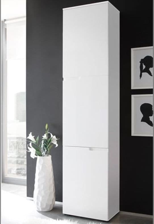 Tulip White Short Narrow Storage Cabinet