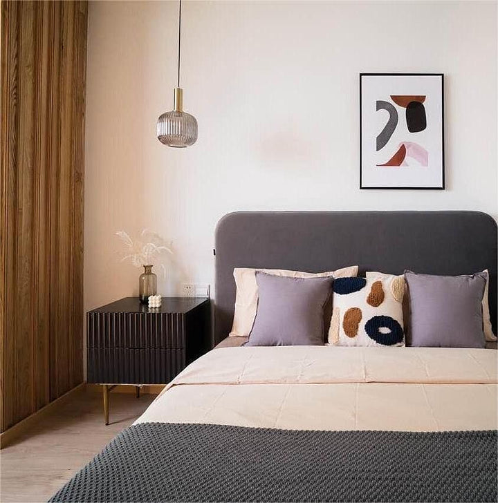 Gold Metal Lantern-Shaped Pendant Light