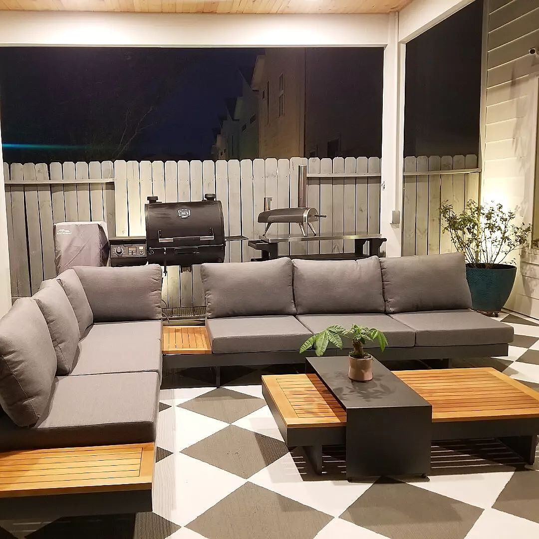 Stony 6 Seater Outdoor Sectional Sofa set