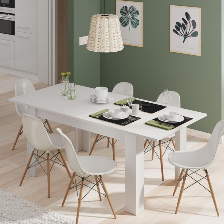 Lily White Extending Dining Table
