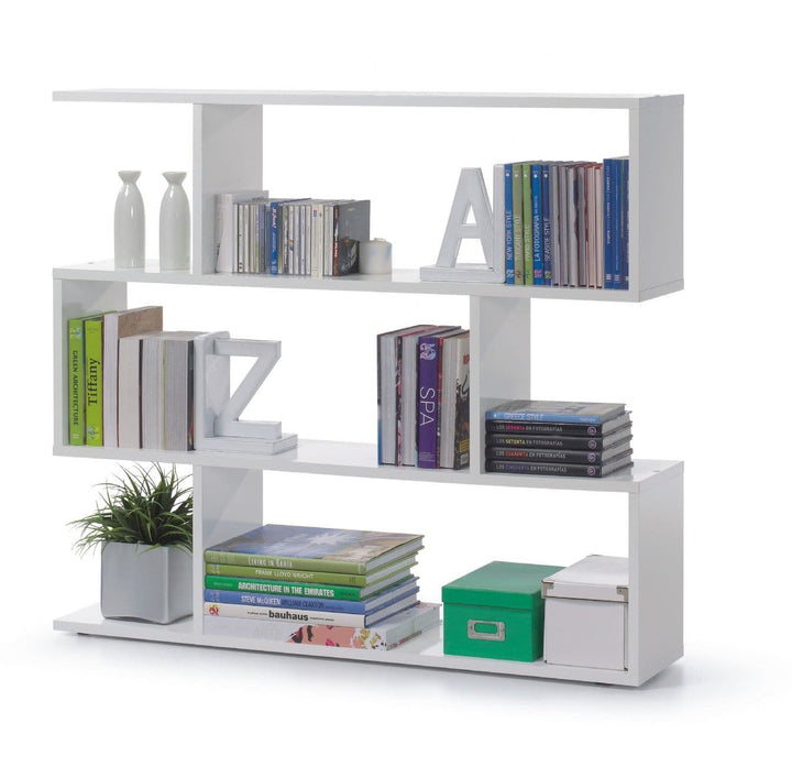 Marigold Short White Gloss Bookcase