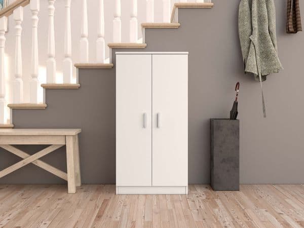 Lavender White Shoe Cupboard